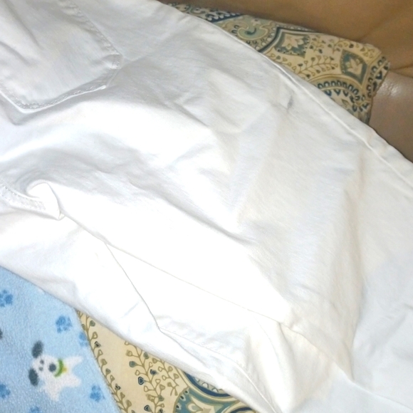 Ann Taylor, LOFT, WHITE Relaxed skinny jeans, size: 2 or 26 - Picture 5 of 8